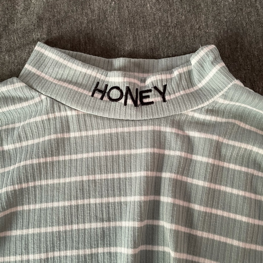 Striped long sleeve honey shirt